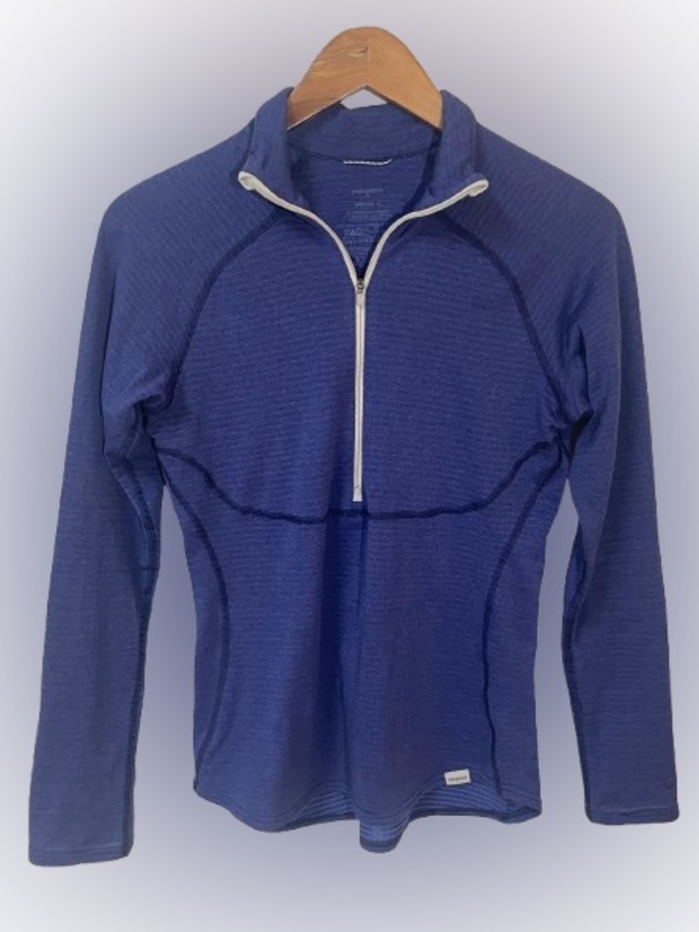 Patagonia Pullover Women’s Small Capilene 4 Expedition Weight Purple Outdoor
